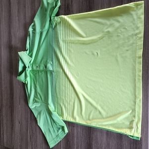 Yellow/ Green Greg Norman golf shirt